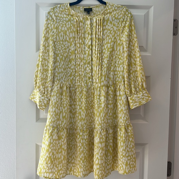 [Who What Wear] Yellow Leopard Dress - Picture 3 of 6